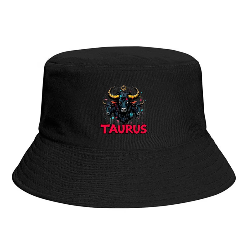 Astrological Art of Taurus Bucket Hat