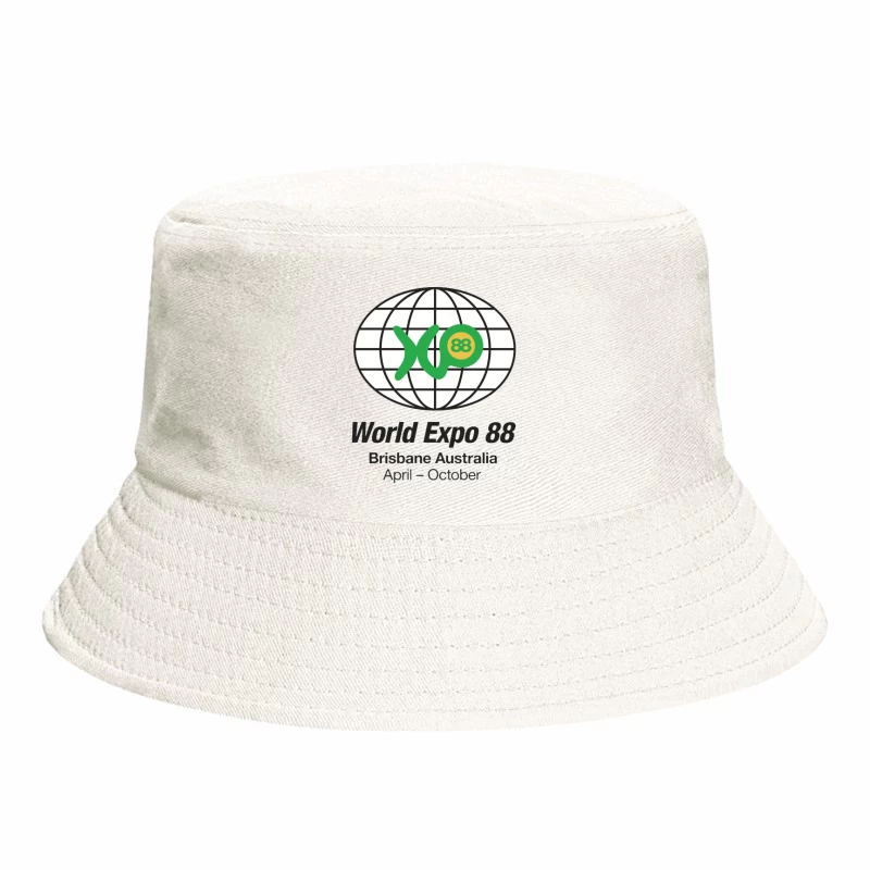 World Expo 88 Brisbane Australia Logo Bucket Hat