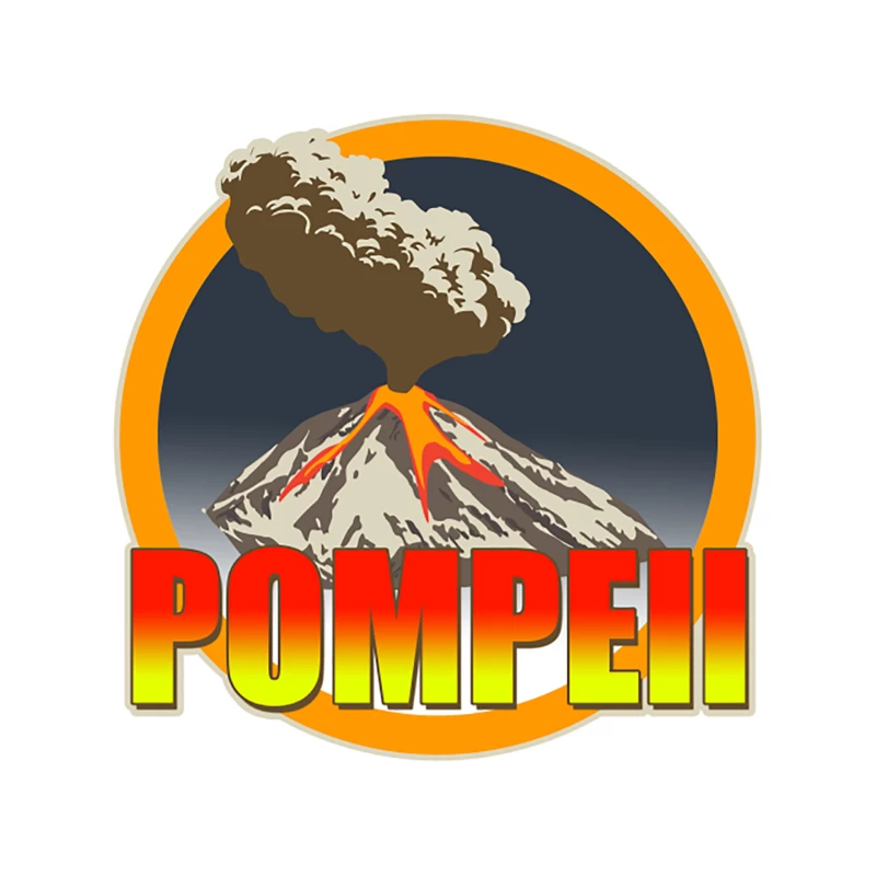 Pompeii - Addams Family Travel Badge Tapestry