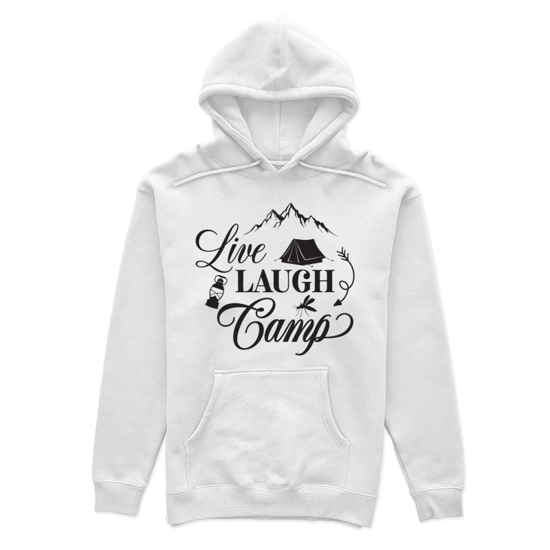 Aventure en camping: Vivre, rire, camper Femme Sweat à capuche