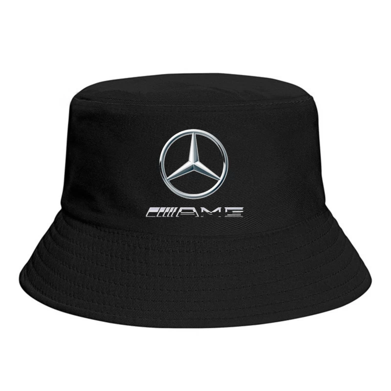 Mercedes-Benz AMG Logo - Premium German Automotive Brand Symbol Bucket Hat