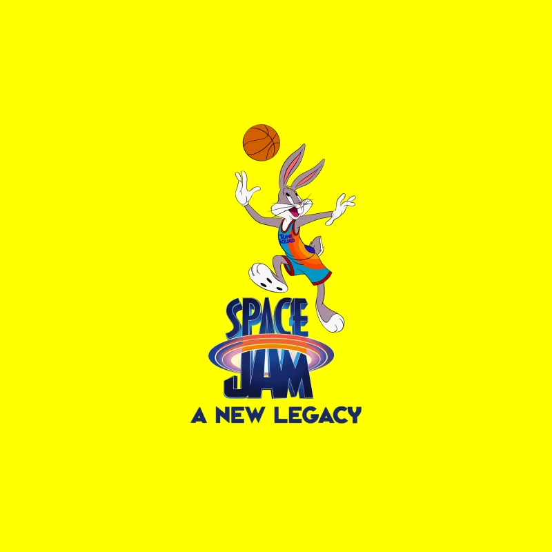 Space Jam: A New Legacy - Cartoon Basketball Animation Travel Mug