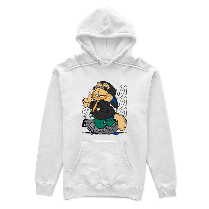 Garfield im Hip-Hop-Stil Damen Pullover Hoodie