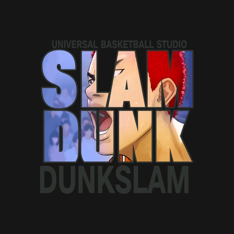 Basketball-Slam-Dunk Design Herren T-Shirt