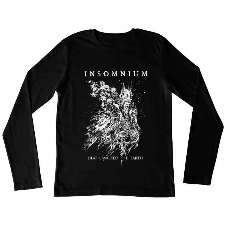 Insomnium Death Walked The Earth Female Long Sleeve T-Shirt