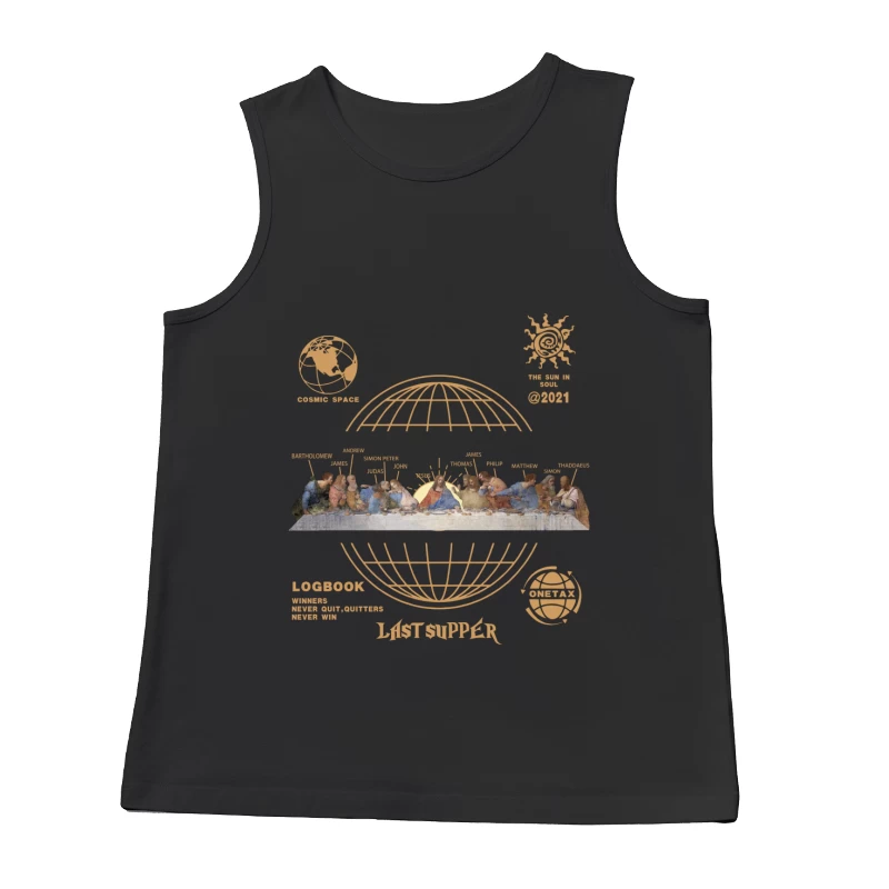 Das letzte Abendmahl im Weltraum Herren Tanktops