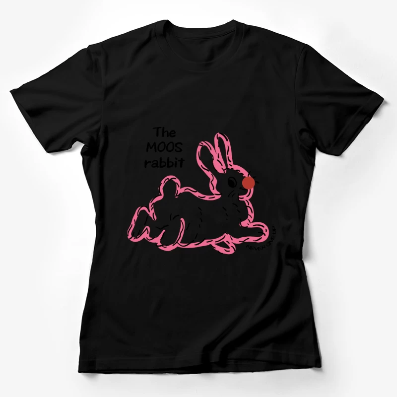 Hase mit Clownsnase Damen T-Shirt
