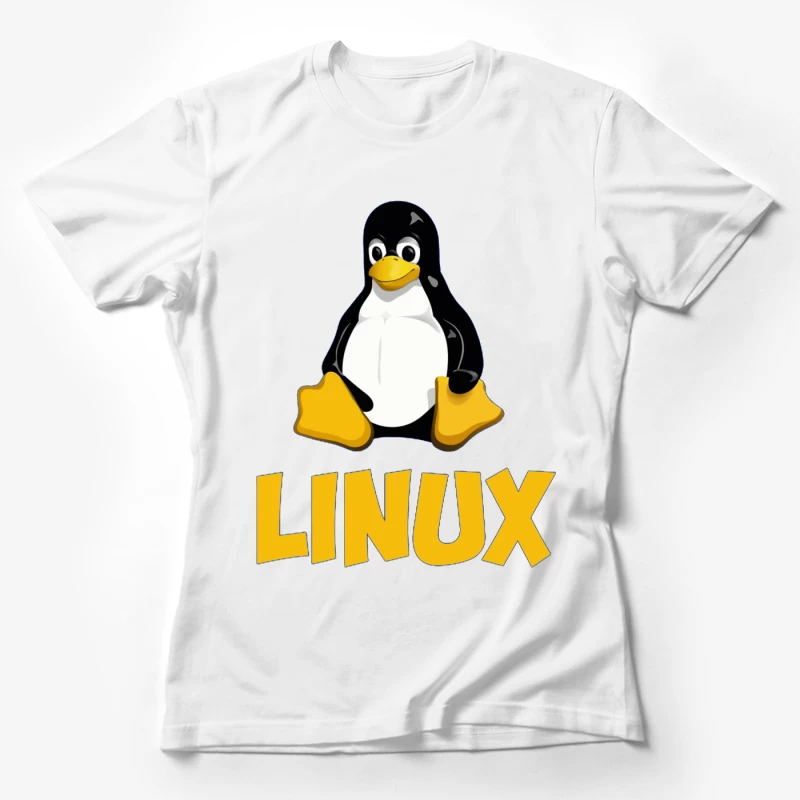 Tux: The Linux Operating System Mascot Logo Female T-Shirt