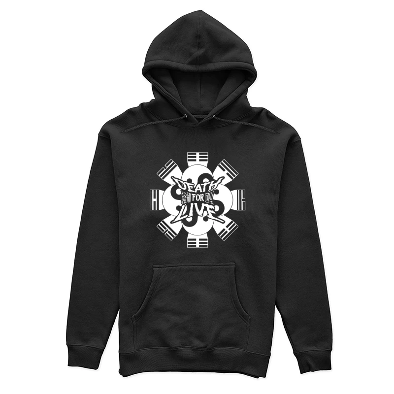 Traditionelles Symboldesign mit modernem Text Damen Pullover Hoodie