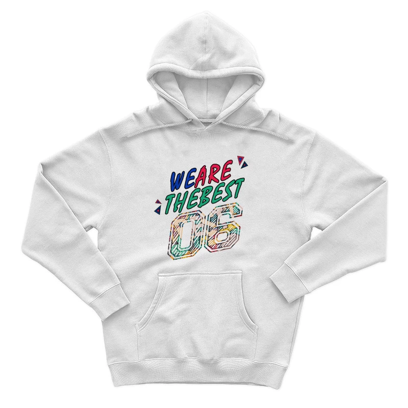 Kunstvolles Design mit Zahlen und Buchstaben Herren Pullover Hoodie