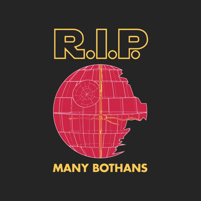 Star Wars Tribute: RIP Many Bothans Death Star Parody Female Pullover Sweatshirt