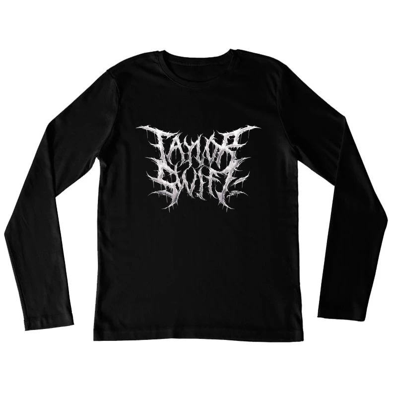 Taylor Swift Metal Logo Female Long Sleeve T-Shirt