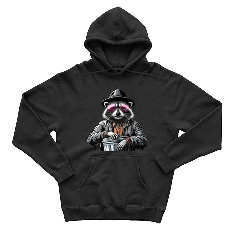 Raton laveur stylé avec lunettes de soleil Homme Sweat à capuche