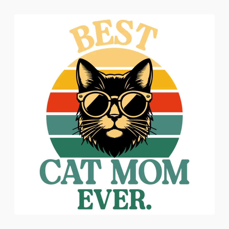 Best Cat Mom Ever Pin