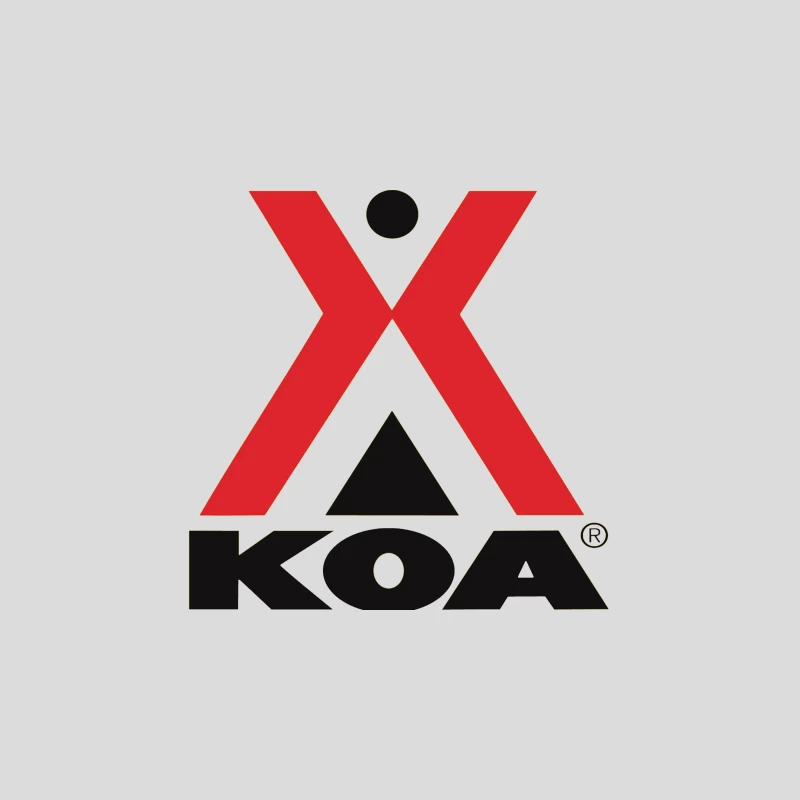 KOA (Kampgrounds of America) Official Logo Design Baseball Cap