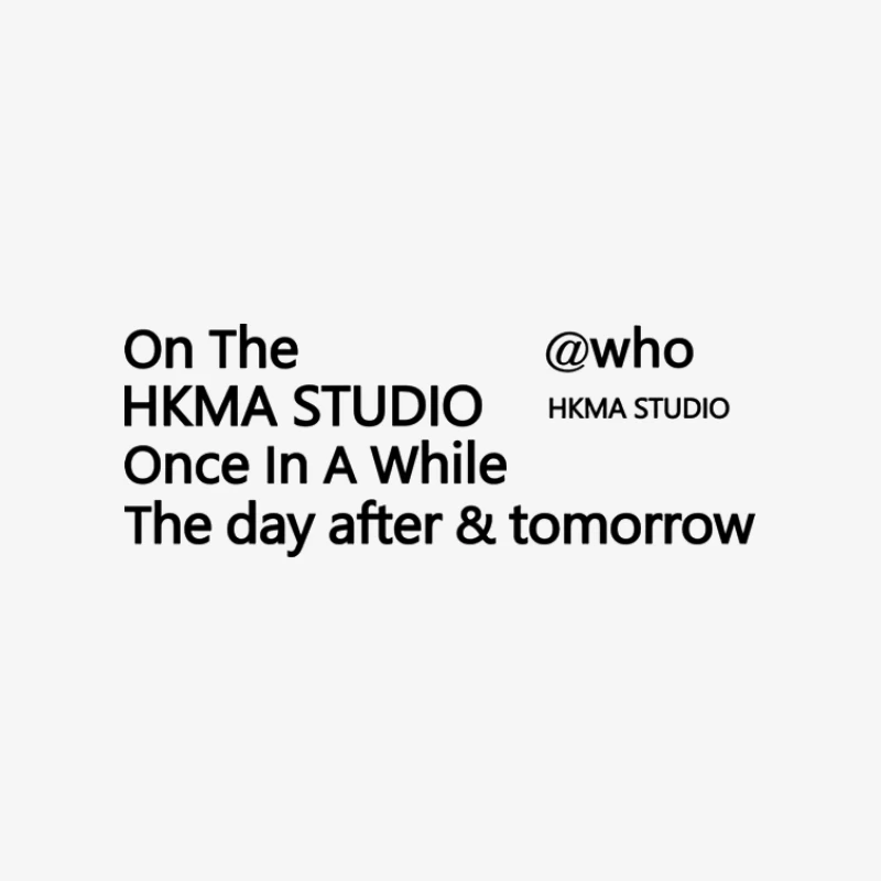 Einmal im HKMA Studio Herren Pullover Sweatshirt
