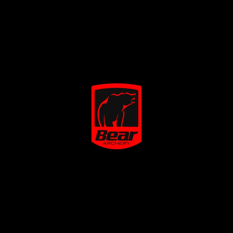 Bear Archery Company Red Logo Design Coffee Mug