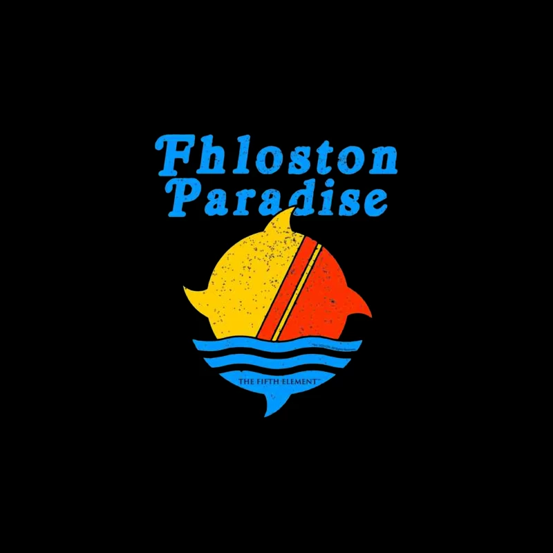 Fhloston Paradise Retro Logo Tapestry