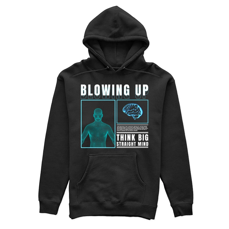Denken groß und gerade Damen Pullover Hoodie