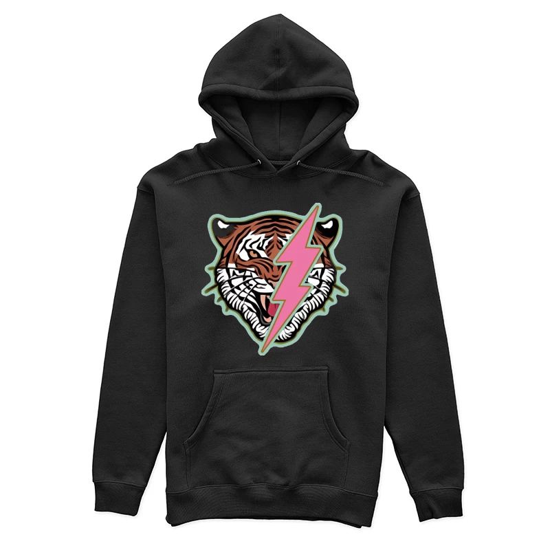 Tiger mit Blitzdesign Damen Pullover Hoodie