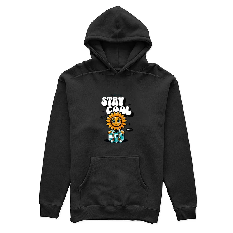 Fröhliche Sonnenblume bleibt kühl Damen Pullover Hoodie