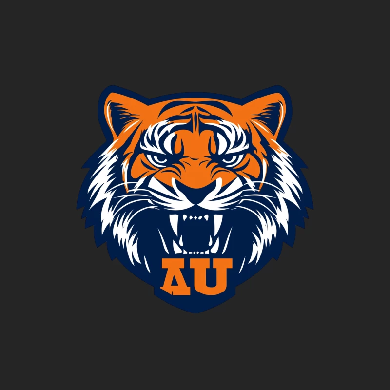 Fierce Auburn University Tiger Mascot Logo Male Pullover Sweatshirt