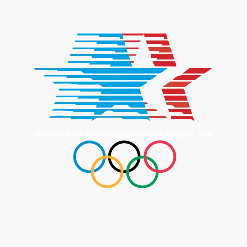 RETRO LOS ANGELES 1984 OLYMPIC GAMES Cotton Tote Bag