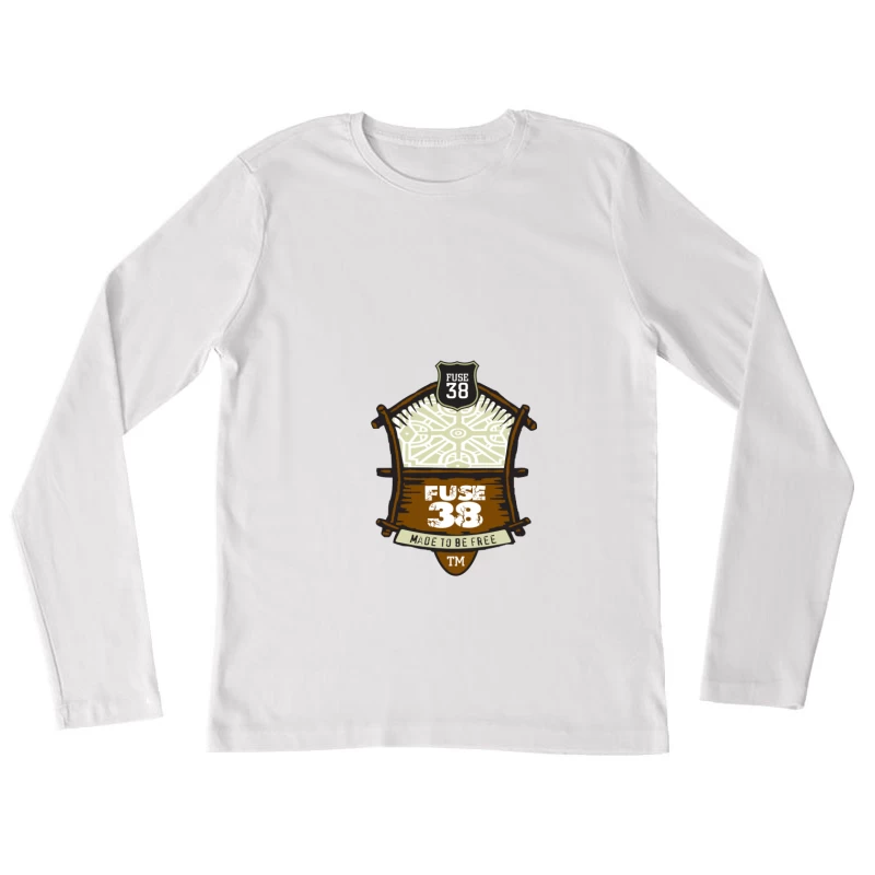 Logo Fuse 38: Design Rustique Libertaire Femme Manches Longues T-Shirt