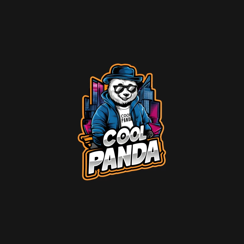 Cool panda design 03 Desk Mat