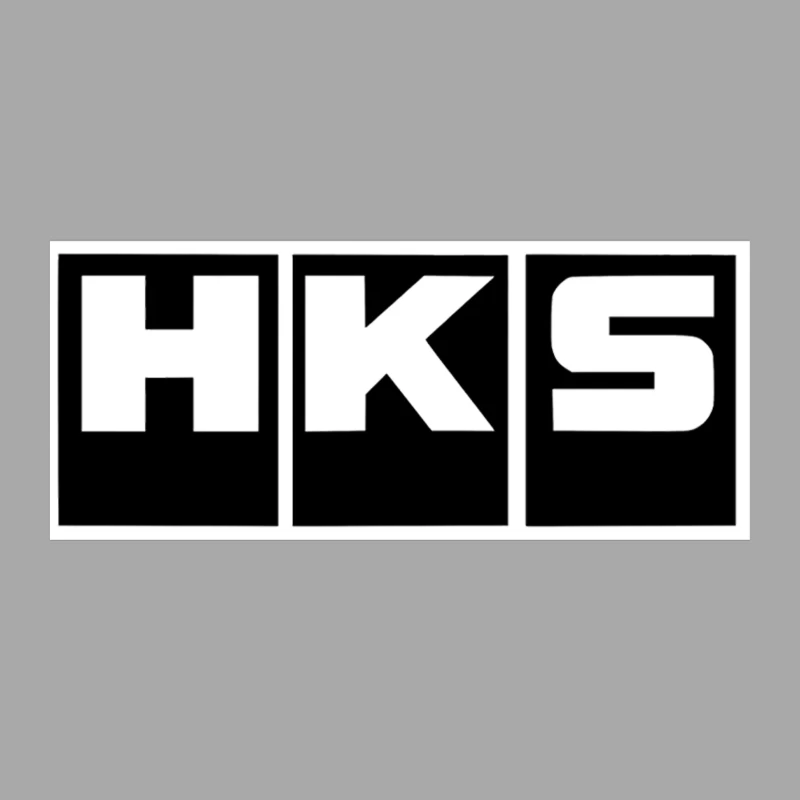 HKS Automotive Performance Brand Logo Male Pullover Hoodie