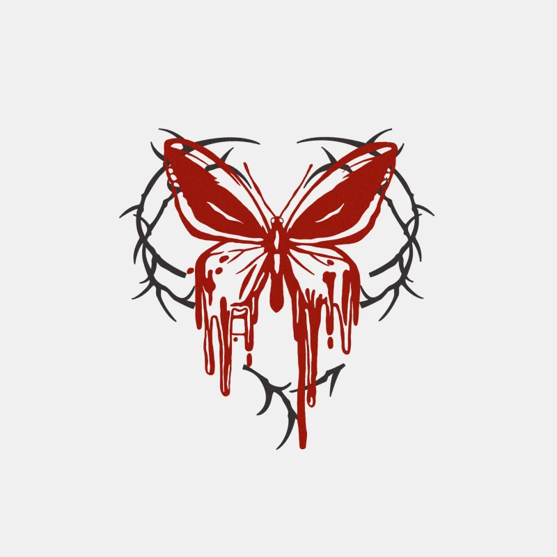 Schmetterling aus Dornen Herren Tanktops