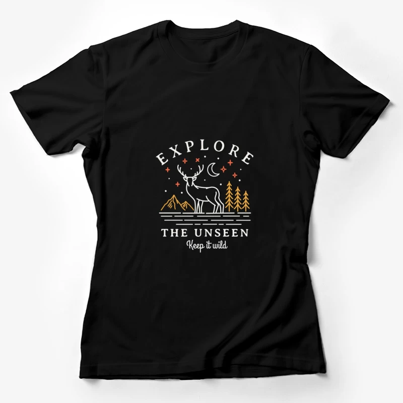 Erkunde das Unbekannte in der Natur Damen T-Shirt