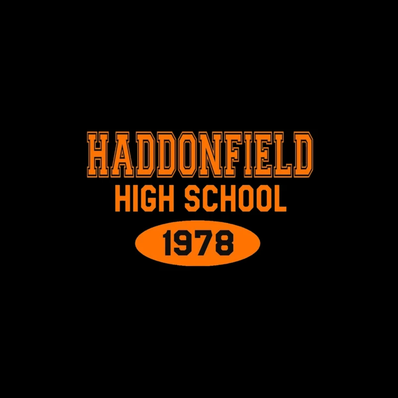 Haddonfield High School 1978 Throw Pillow