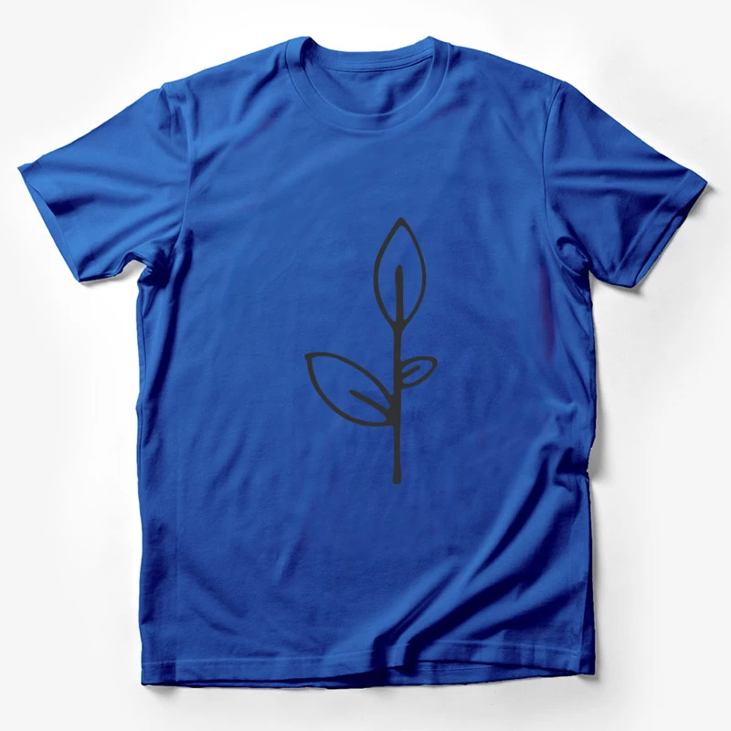 Illustration de feuille minimaliste Homme T-Shirt
