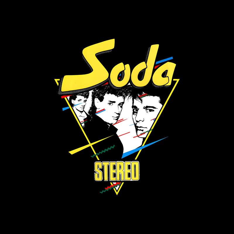 Soda Stereo Retro Throw Pillow