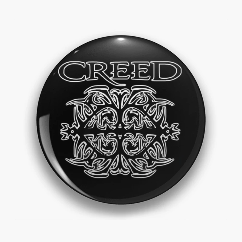 Creed Band Logo with Tribal Gothic Design Pin