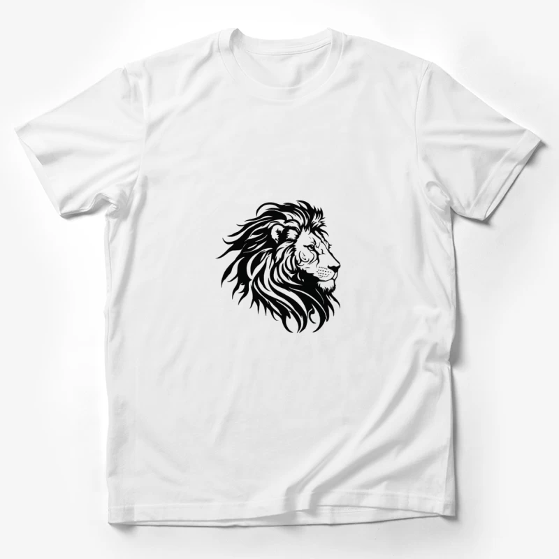 Design de Silhouette de Lion Homme T-Shirt
