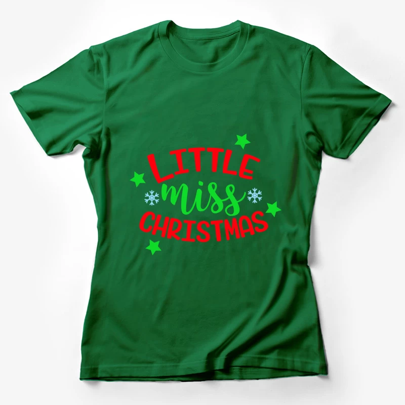 Petite Miss Noël festive Femme T-Shirt