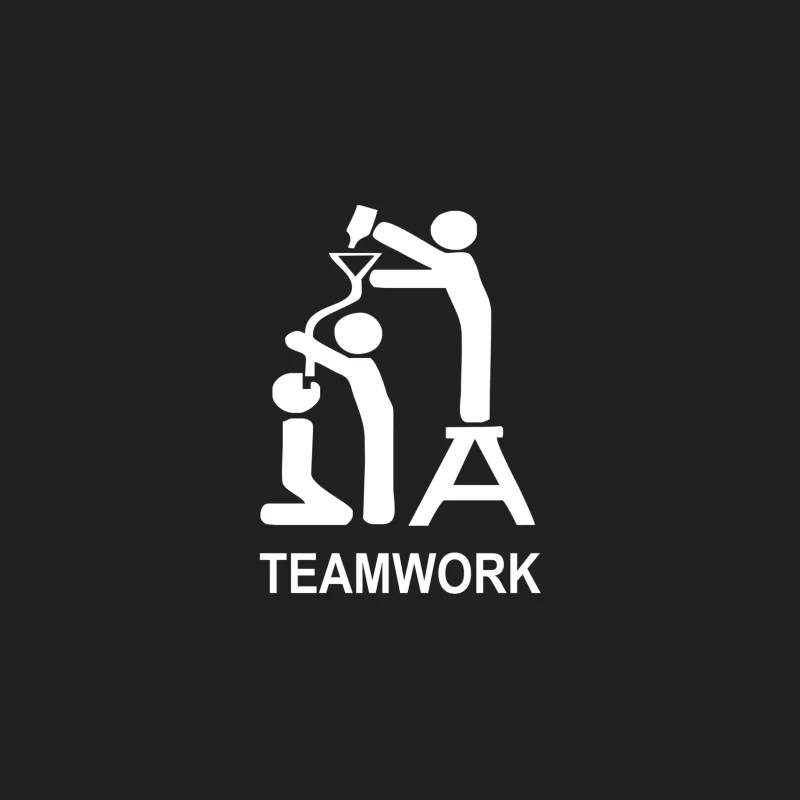 TEAM WORK funny Bucket Hat