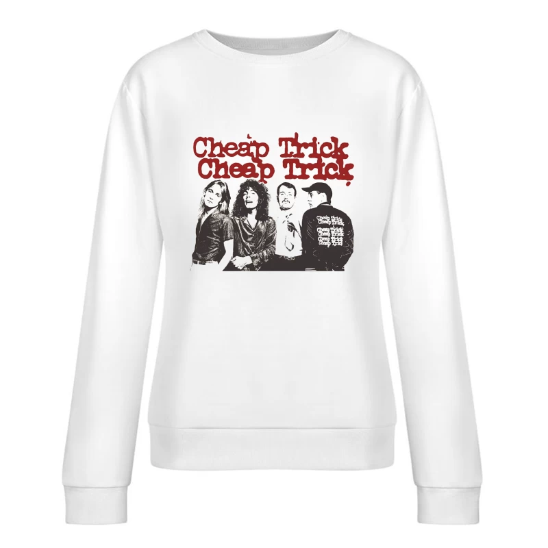 Cheap Trick Retro Female Pullover Sweatshirt