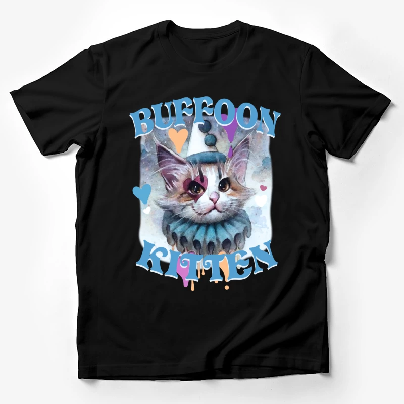 Buffoon-Kätzchen Kunst Herren T-Shirt