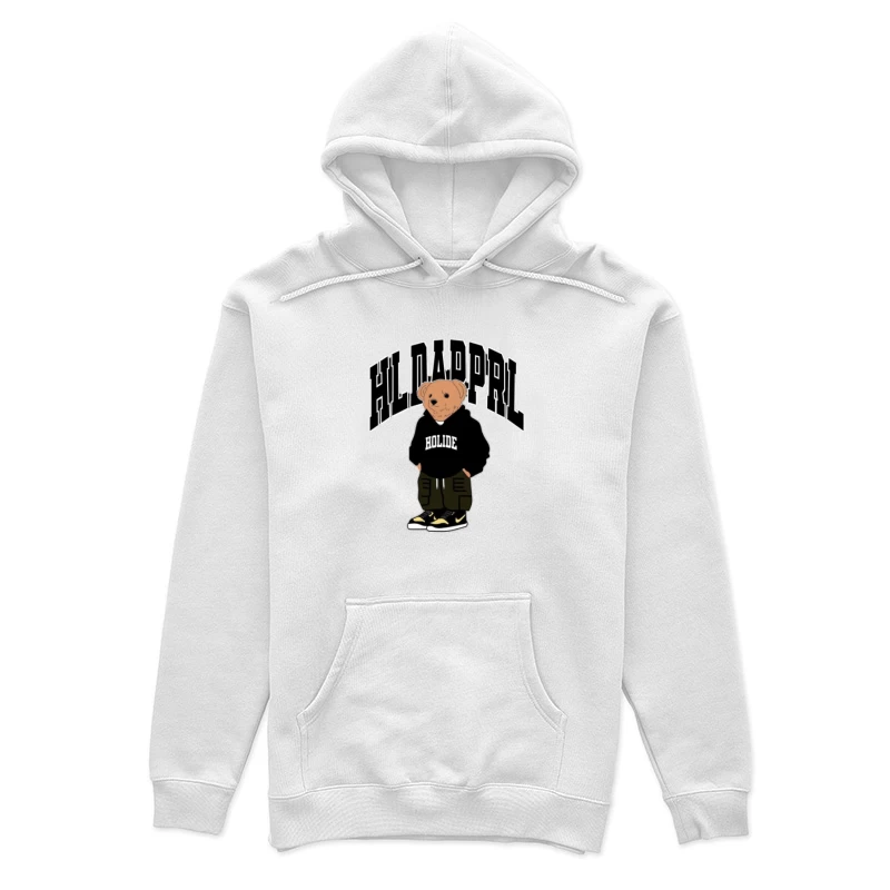 Teddybär mit Kapuzenpulli-Design Damen Pullover Hoodie
