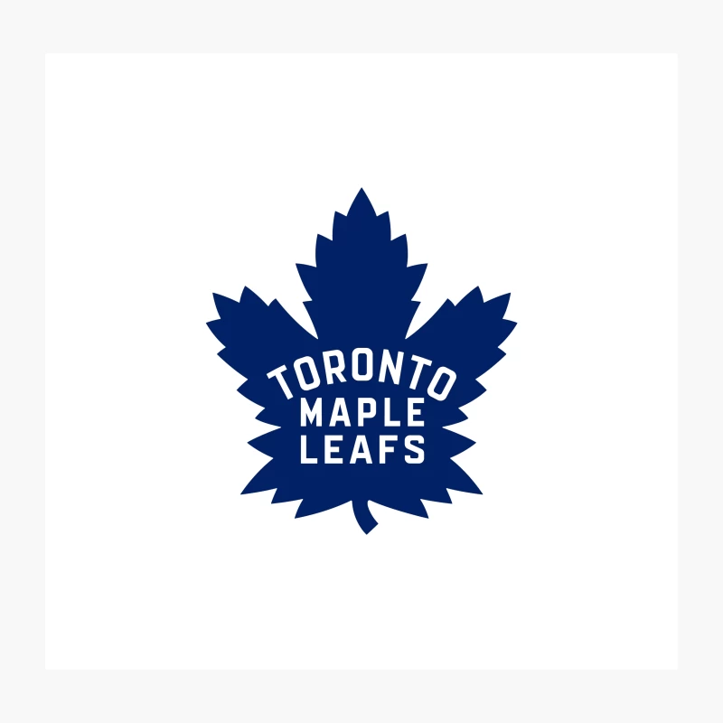 Toronto Maple Leafs Official NHL Team Logo Throw Pillow