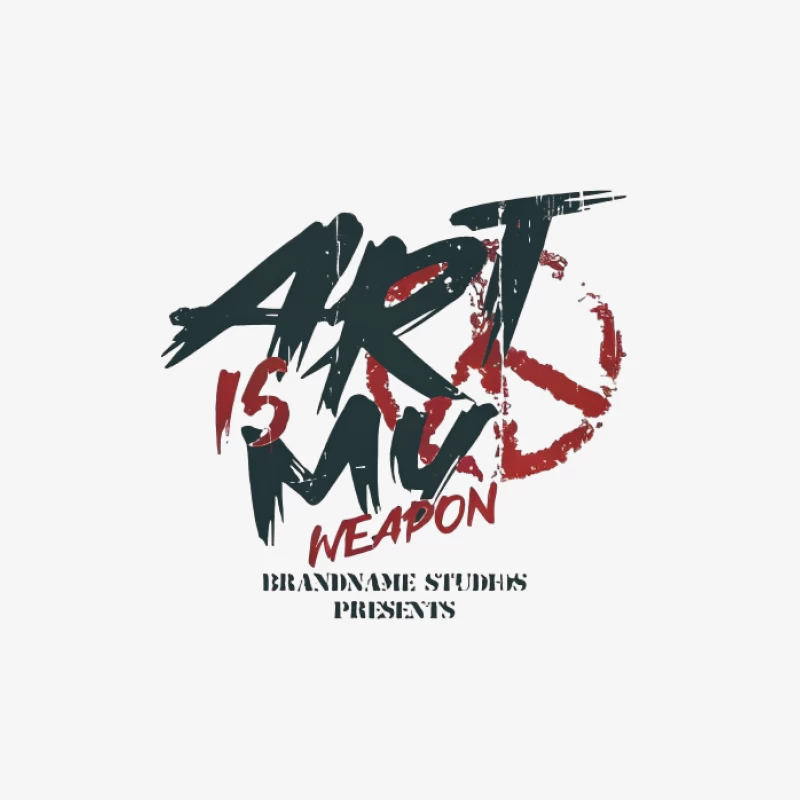 L'art est une arme Homme Sweat-shirt à enfiler