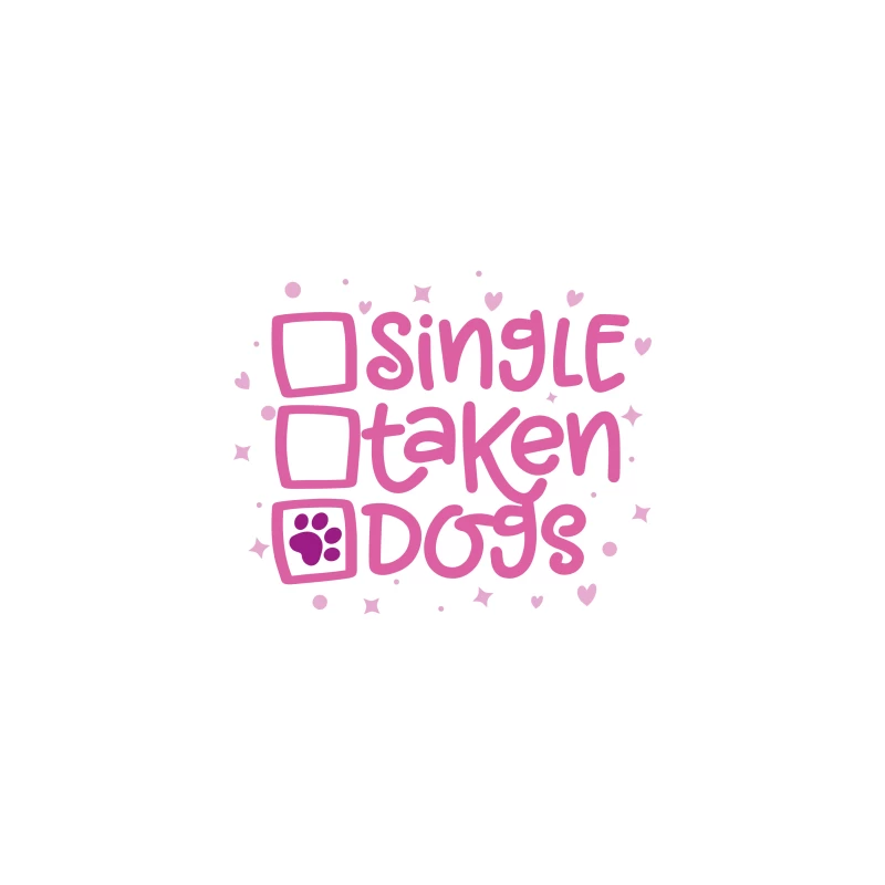 Single? Taken? Dogs! Travel Mug