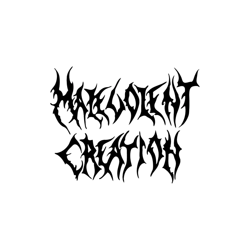 Malevolent Creation Black Logo Travel Mug