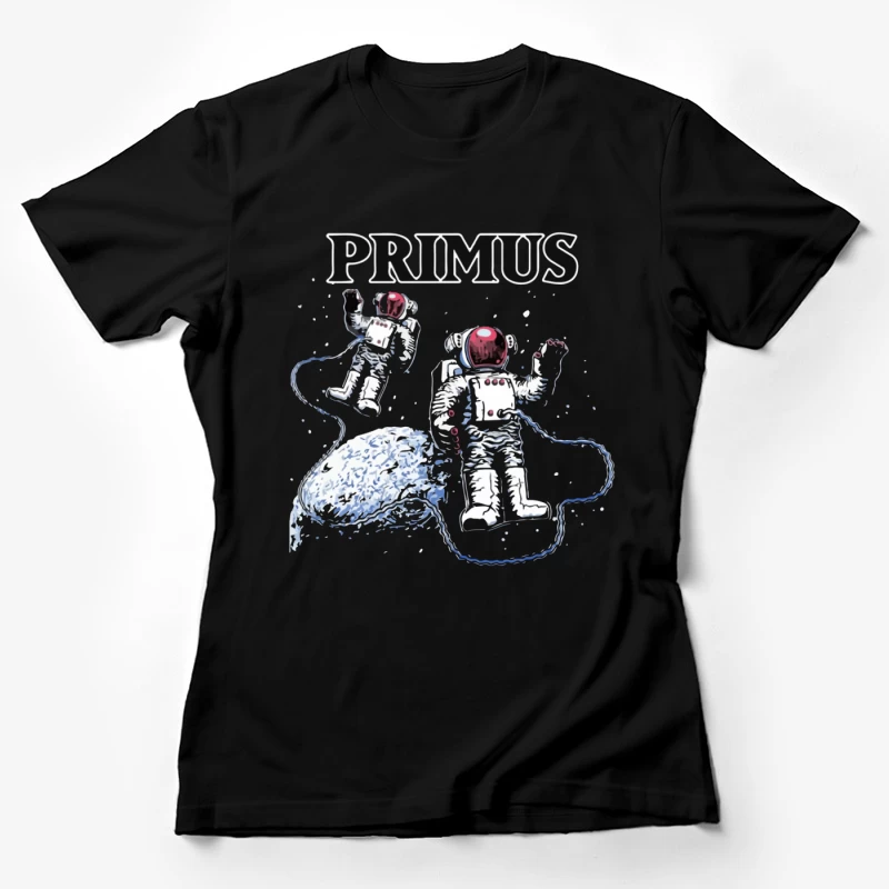 Primus Band Space Astronaut Art Illustration Female T-Shirt