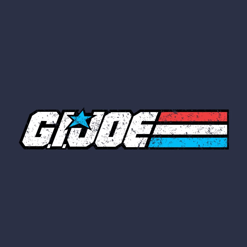 Retro G.I. Joe Logo: Classic Military Action Figure Brand Bucket Hat