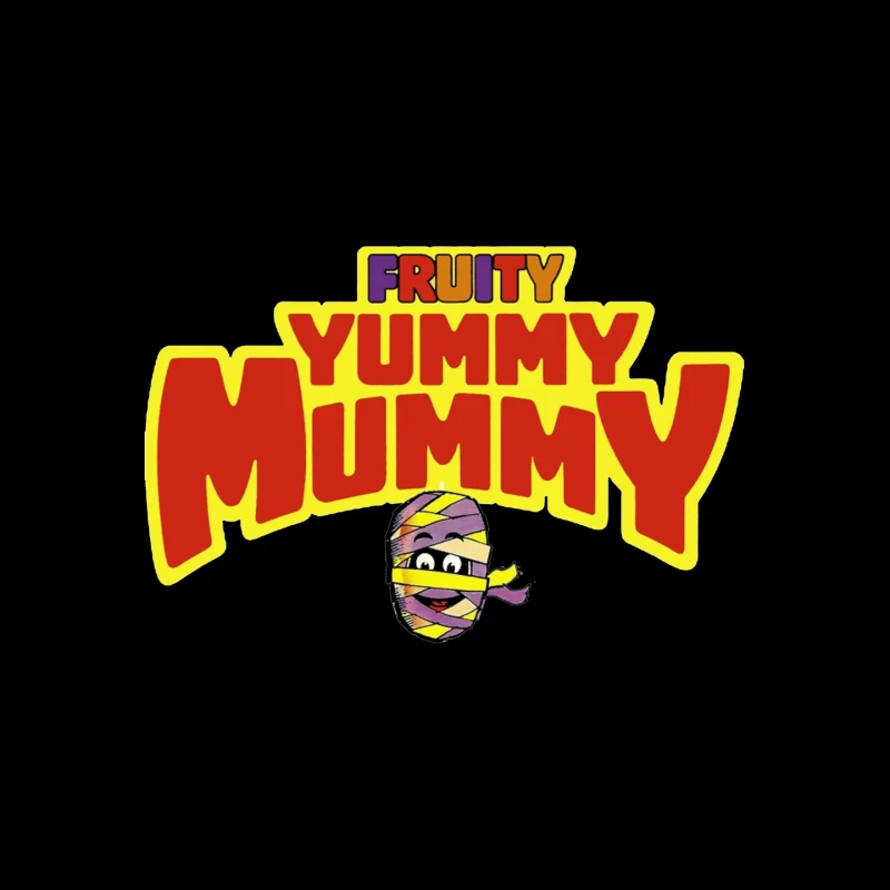 Fruity Yummy Mummy Cartoon Character Logo Mouse Pad