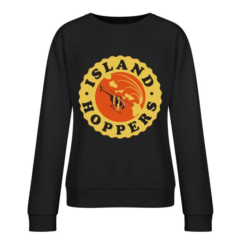 Island Hoppers Retro Female Pullover Sweatshirt